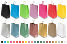 Sacs papier kraft avec anses rondes