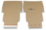 Boîte postale pliante extra-plate avec bande adhésive - marron | PIT Packaging.fr | Paysdesenveloppes