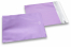Enveloppes aluminium métallisées mat - lila 165 x 165 mm | PIT Packaging.fr | Paysdesenveloppes