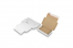 Boîte postale pliante extra-plate avec bande adhésive - 160 x 120 x 25 mm (A6), blanc | PIT Packaging.fr | Paysdesenveloppes