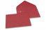 Enveloppes colorées pour cartes de voeux - rouge foncé, 162 x 229 mm | PIT Packaging.fr | Paysdesenveloppes