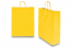 Sacs papier kraft avec anses rondes - jaune, 320 x 120 x 410 mm, 100 gr | PIT Packaging.fr | Paysdesenveloppes
