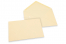 Enveloppes colorées pour cartes de voeux - blanc ivoire, 133 x 184 mm | PIT Packaging.fr | Paysdesenveloppes