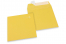 Enveloppes papier colorées - Jaune bouton d'or, 160 x 160 mm | PIT Packaging.fr | Paysdesenveloppes