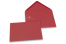 Enveloppes colorées pour cartes de voeux - rouge foncé, 114 x 162 mm | PIT Packaging.fr | Paysdesenveloppes