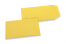 Pochettes en papier kraft couleur - Jaune bouton d'or, 65 x 105 mm | PIT Packaging.fr | Paysdesenveloppes