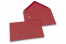 Enveloppes colorées pour cartes de voeux - rouge foncé, 125 x 175 mm | PIT Packaging.fr | Paysdesenveloppes