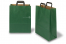 Sacs papier kraft avec anses plates - vert, 320 x 140 x 420 mm | PIT Packaging.fr | Paysdesenveloppes