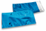 Enveloppes aluminium métallisées colorées - bleu 114 x 229 mm | PIT Packaging.fr | Paysdesenveloppes
