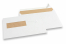 Enveloppes blanc cassé à fenêtre, 162 x 229 mm (C5), fenêtre à gauche 40 x 110 mm, position de la fenêtre à 20 mm du gauche et à 72 mm du bas, 90 gr. | PIT Packaging.fr | Paysdesenveloppes
