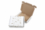 Boîte postale pré-imprimée - plumes d'or | PIT Packaging.fr | Paysdesenveloppes