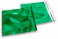 Enveloppes aluminium métallisées colorées - vert 220 x 220 mm | PIT Packaging.fr | Paysdesenveloppes