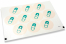 Pastilles adhésives thème naissance - épingle de nourrice bleu | PIT Packaging.fr | Paysdesenveloppes
