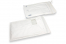 Enveloppes à bulles blanches à fenêtre - 225 x 340 mm, fenêtre à gauche 55 x 90 mm, position de la fenêtre à 15 mm à gauche et à 70 mm du haut | PIT Packaging.fr | Paysdesenveloppes