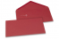 Enveloppes colorées pour cartes de voeux - rouge foncé, 110 x 220 mm | PIT Packaging.fr | Paysdesenveloppes