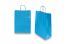 Sacs papier kraft avec anses rondes - bleu, 260 x 120 x 350 mm, 90 gr | PIT Packaging.fr | Paysdesenveloppes