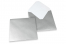 Enveloppes colorées pour cartes de voeux - argent, 155 x 155 mm | PIT Packaging.fr | Paysdesenveloppes