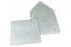 Enveloppes colorées pour cartes de voeux - argent métallisé, 155 x 155 mm | PIT Packaging.fr | Paysdesenveloppes