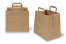 Sacs papier kraft avec anses plates - marron, 260 x 175 x 245 mm | PIT Packaging.fr | Paysdesenveloppes