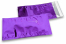 Enveloppes aluminium métallisées colorées - violet 114 x 229 mm | PIT Packaging.fr | Paysdesenveloppes