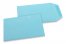 Pochettes en papier kraft couleur - Bleu ciel, 85 x 125 mm | PIT Packaging.fr | Paysdesenveloppes