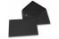 Enveloppes colorées pour cartes de voeux - noir, 114 x 162 mm | PIT Packaging.fr | Paysdesenveloppes