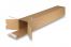 Tubes d'expédition carrés avec bande adhésive QuattroStar - 860 x 140 x 140 mm | PIT Packaging.fr | Paysdesenveloppes