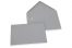 Enveloppes colorées pour cartes de voeux - gris, 114 x 162 mm | PIT Packaging.fr | Paysdesenveloppes