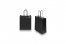 Sacs papier kraft avec anses rondes - noir, 180 x 80 x 220 mm, 90 gr | PIT Packaging.fr | Paysdesenveloppes