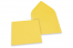 Enveloppes colorées pour cartes de voeux - jaune bouton d'or, 155 x 155 mm | PIT Packaging.fr | Paysdesenveloppes