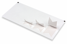Sceau autocollant long pour imprimante laser | PIT Packaging.fr | Paysdesenveloppes