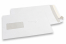 Enveloppes blanches standards, 176 x 250 mm, papier 90 gr, fenêtre à gauche 45 x 90 mm, position de la fenêtre à 20 mm du gauche et à 60 mm du bas, fermeture avec bande adhésive | PIT Packaging.fr | Paysdesenveloppes