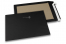 Enveloppes dos carton colorées - Noir, 229 x 324 mm | PIT Packaging.fr | Paysdesenveloppes
