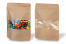Sachets kraft à fermeture zip avec fenêtre - brun, 200 x 300 x 100 mm, 1800 ml | PIT Packaging.fr | Paysdesenveloppes