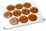 Pastilles adhésives thème communion - mi primera comunión marron avec la guirlande noire | PIT Packaging.fr | Paysdesenveloppes