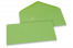 Enveloppes colorées pour cartes de voeux - vert pomme, 110 x 220 mm | PIT Packaging.fr | Paysdesenveloppes