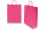 Sacs papier kraft avec anses rondes - rose vif, 320 x 120 x 410 mm, 100 gr | PIT Packaging.fr | Paysdesenveloppes