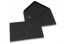 Enveloppes colorées pour cartes de voeux - noir, 125 x 175 mm | PIT Packaging.fr | Paysdesenveloppes