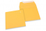 Enveloppes papier colorées - Jaune or, 160 x 160 mm | PIT Packaging.fr | Paysdesenveloppes