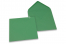 Enveloppes colorées pour cartes de voeux - vert foncé, 155 x 155 mm | PIT Packaging.fr | Paysdesenveloppes