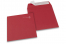 Enveloppes papier colorées - Rouge foncé, 160 x 160 mm | PIT Packaging.fr | Paysdesenveloppes