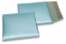 Enveloppes à bulles ECO métallisées mat colorées - bleu glacial 165 x 165 mm | PIT Packaging.fr | Paysdesenveloppes