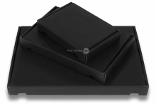 Boîte postale pliante noire extra-plate | PIT Packaging.fr | Paysdesenveloppes