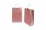 Sacs papier kraft avec anses rondes - rose métallisé, 220 x 100 x 310 mm, 90 gr | PIT Packaging.fr | Paysdesenveloppes