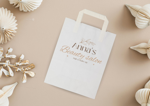 Sacs papier kraft avec anses plates | PIT Packaging.fr | Paysdesenveloppes