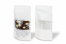 Sachets kraft à fermeture zip avec fenêtre - blanc, 160 x 270 x 80 mm, 750 ml | PIT Packaging.fr | Paysdesenveloppes