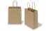 Sacs papier kraft avec anses rondes - brun rayé, 180 x 80 x 220 mm, 90 gr | PIT Packaging.fr | Paysdesenveloppes