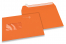 Enveloppes à fenêtre colorées - Orange, 162 x 229 mm (A5), fenêtre à gauche, format de la fenêtre 45 x 90 mm, position de la fenêtre 20 mm à partir de la gauche / 60 mm bord en bas, fermeture par bande adhésive, papier de 120 grammes | PIT Packaging.fr | Paysdesenveloppes