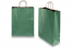 Sacs papier kraft avec anses rondes - vert foncé métallisé, 320 x 120 x 410 mm, 100 gr | PIT Packaging.fr | Paysdesenveloppes
