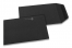 Pochettes en papier kraft couleur - Noir, 85 x 125 mm | PIT Packaging.fr | Paysdesenveloppes